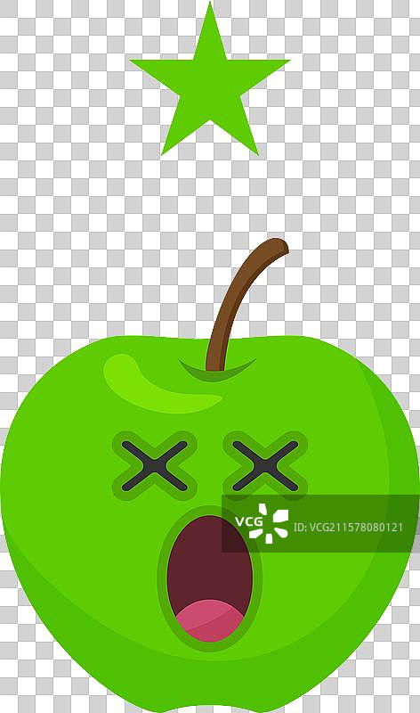 带有苹果的客户体验图标图片素材