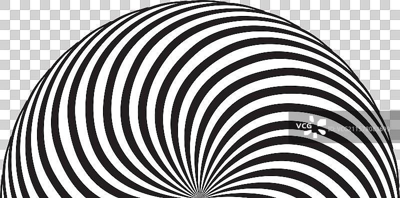 孟菲斯风格的几何图案光学错觉效果图片素材