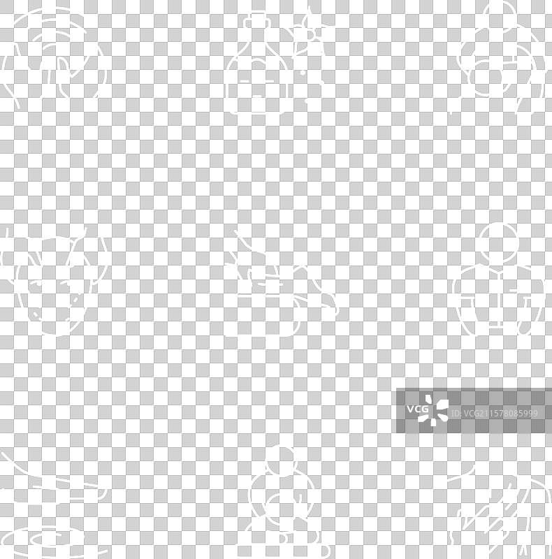 按摩的线条图标图片素材