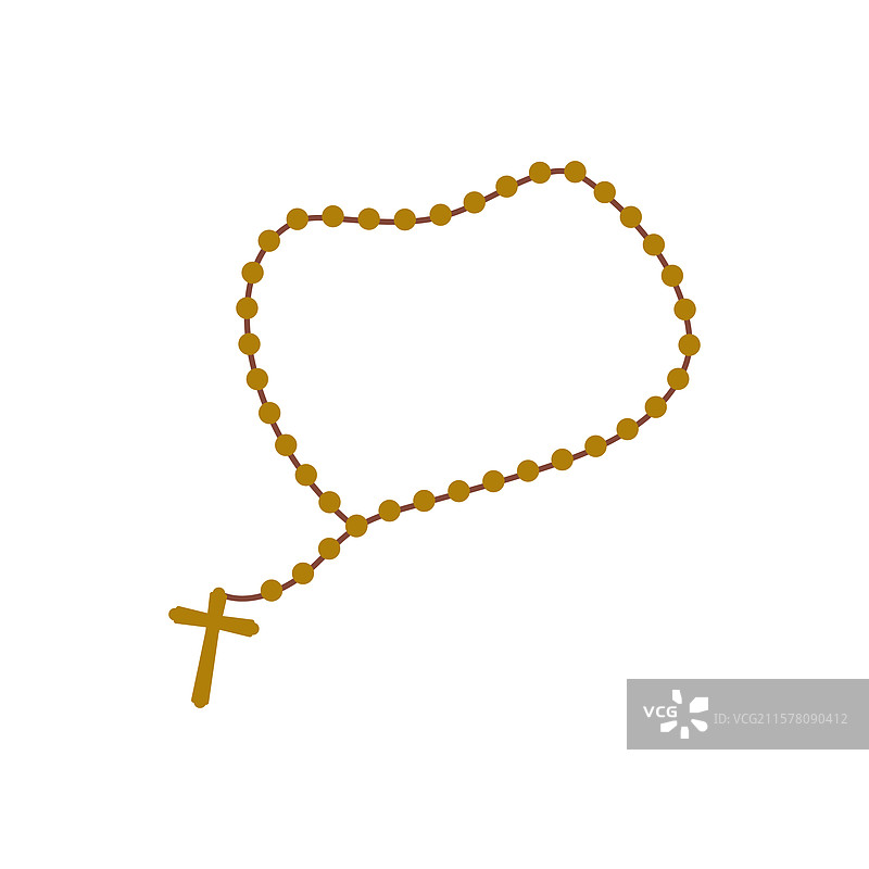 基督教念珠祈祷珠子图标图片素材