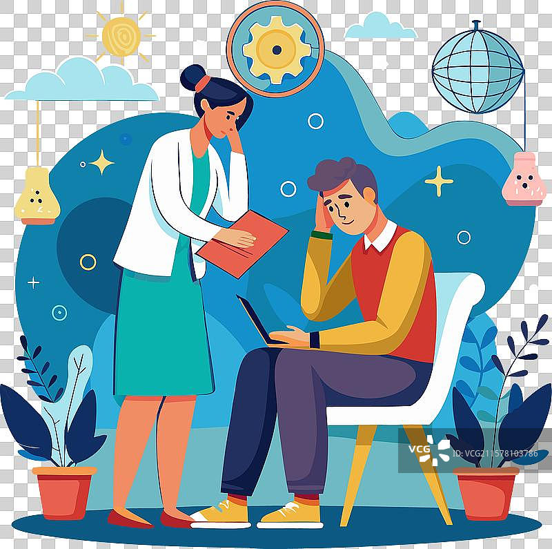 心理健康咨询图片素材