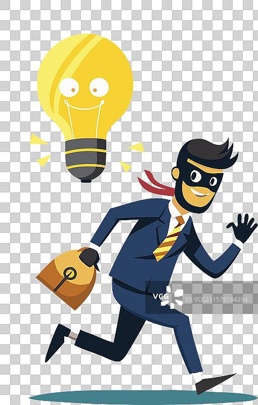 创意窃贼盗取创新图片素材