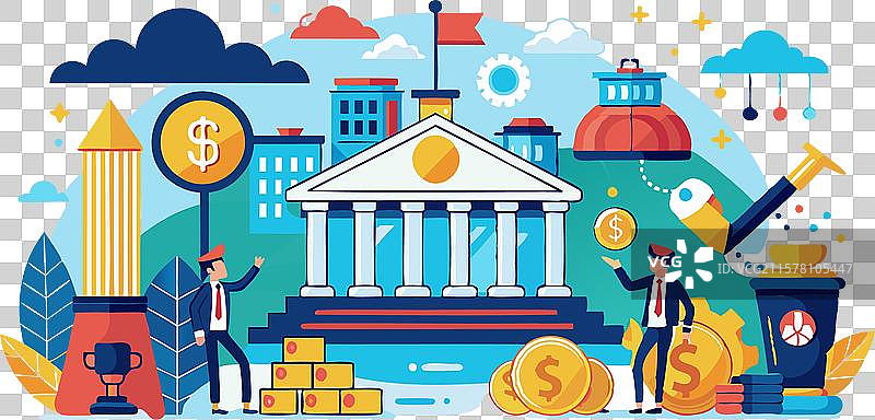 金融流动性经济刺激图片素材