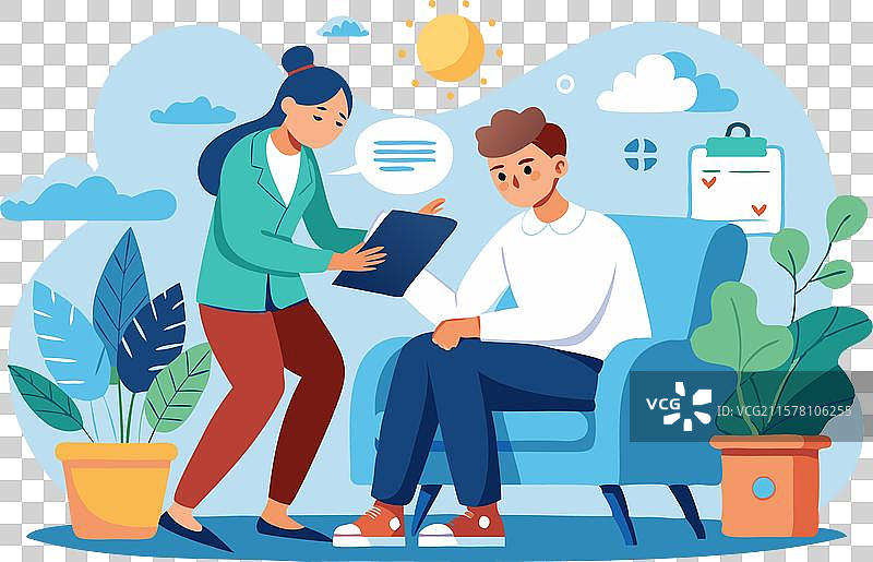 心理健康咨询图片素材