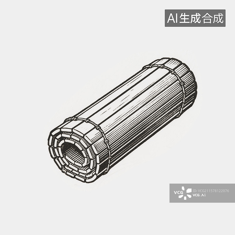 【AI数字艺术】古代卷起的竹简复古雕刻版画世界读书日与现代科技文学与创新的抽象商业背景文化活动和教育宣传图片素材