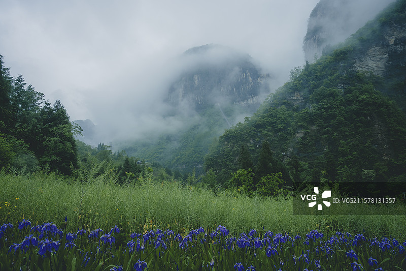 恩施鹿院坪景区风光图片素材
