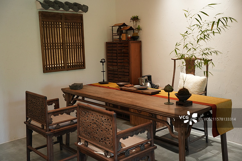 济南茶馆｜宋式美学图片素材