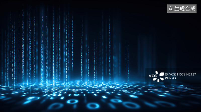 【AI数字艺术】科技背景图片素材
