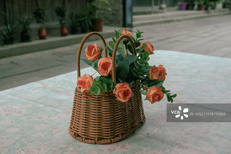 路边的花图片素材