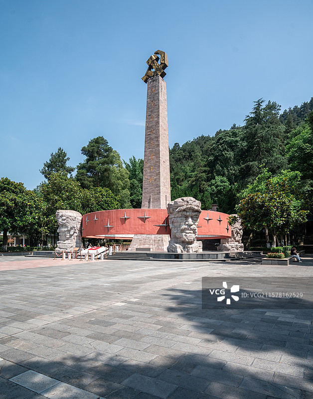 遵义红军烈士陵园纪念碑图片素材