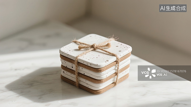 【AI数字艺术】简约风杯垫的艺术图片素材