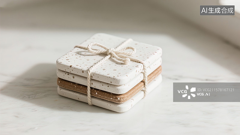 【AI数字艺术】简约风杯垫的艺术图片素材