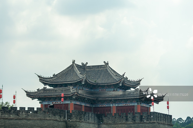 佛山狮山松岗南海影视城正门图片素材