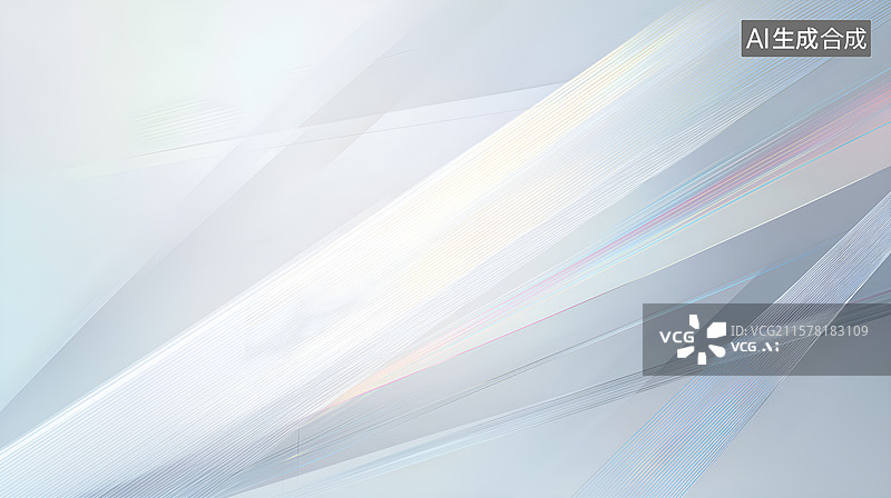 【AI数字艺术】抽象几何线条背景图片素材