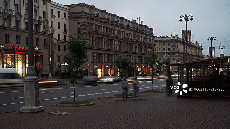 明斯克街道图片素材