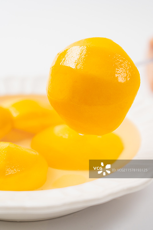 水果黄桃罐头图片素材