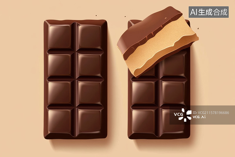 【AI数字艺术】巧克力甜品可可粉丝滑背景图片素材