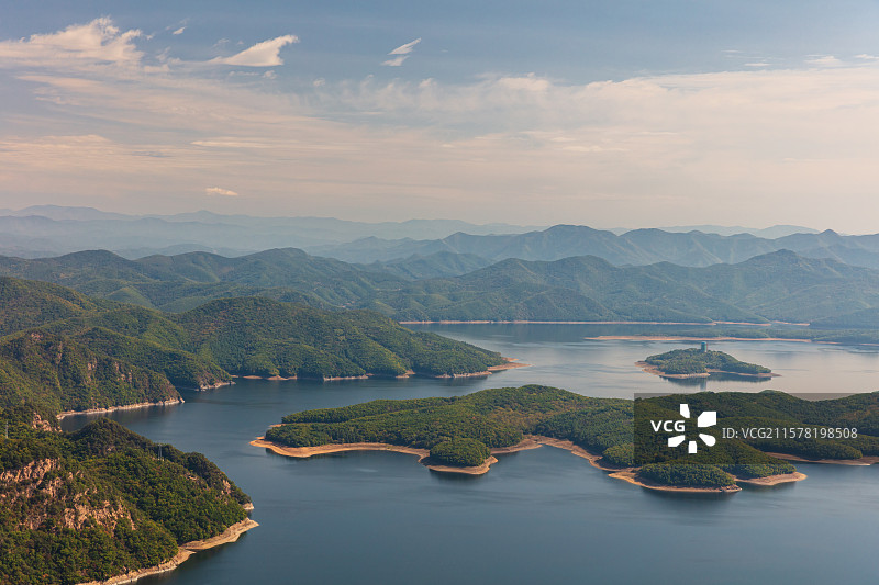 辽宁本溪桓龙湖风光图片素材