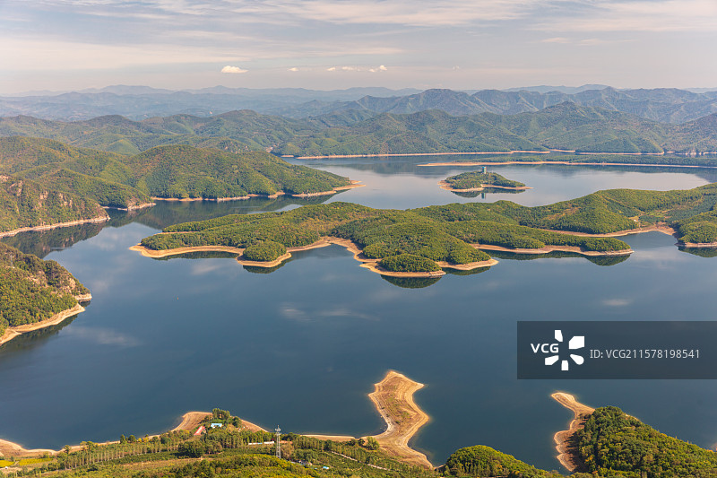 辽宁本溪桓龙湖风光图片素材