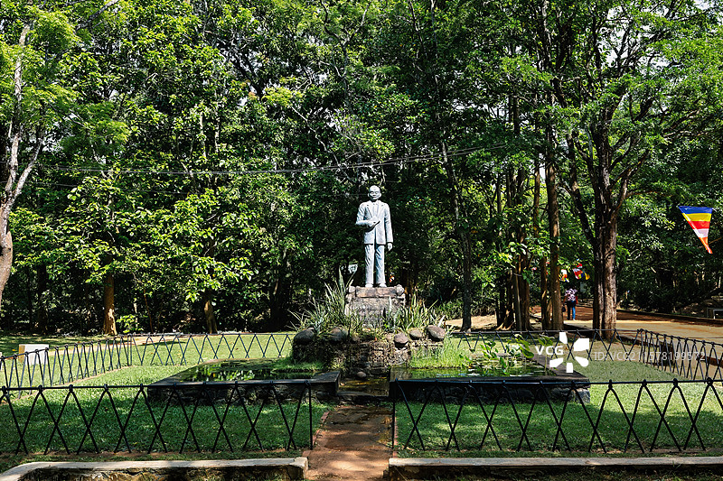 斯里兰卡狮子岩的壮丽景色（夏天）图片素材