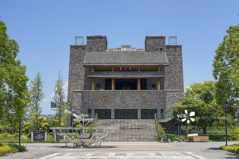 绵阳市北川羌城旅游区禹王桥图片素材