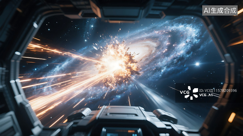 【AI数字艺术】星球大战 科幻插图场景 航天军 航天航空 宇宙军事战争图片素材