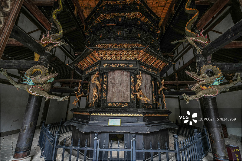 四川江油窦圌山风景区之飞天藏图片素材