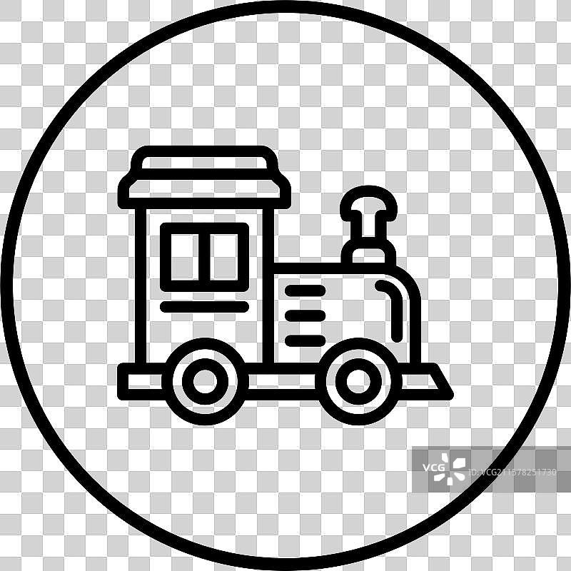 玩具火车图标设计图片素材