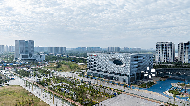 郑州市常西湖新区CCD场馆风景图片素材