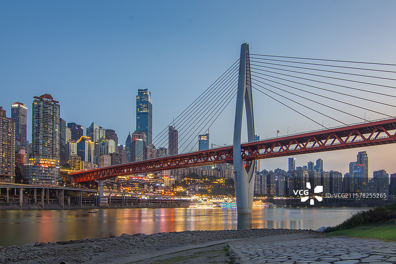 重庆千厮门大桥图片素材