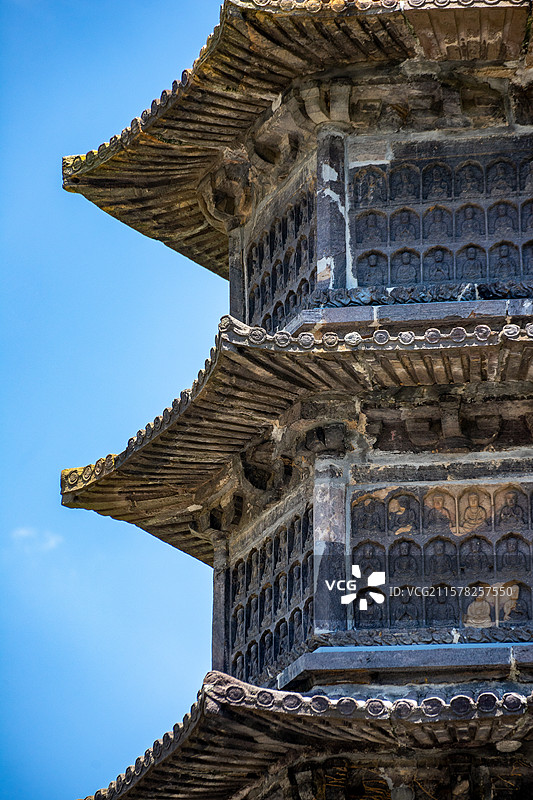 中国浙江省温州市国安寺塔图片素材