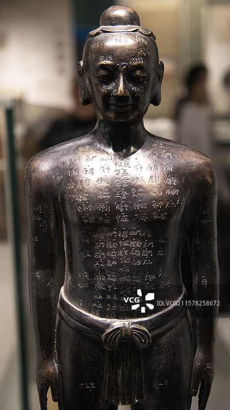 中国中医针灸铜人图片素材