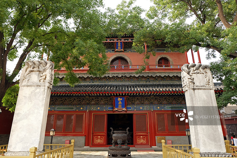 北京智化寺如来殿万佛殿图片素材
