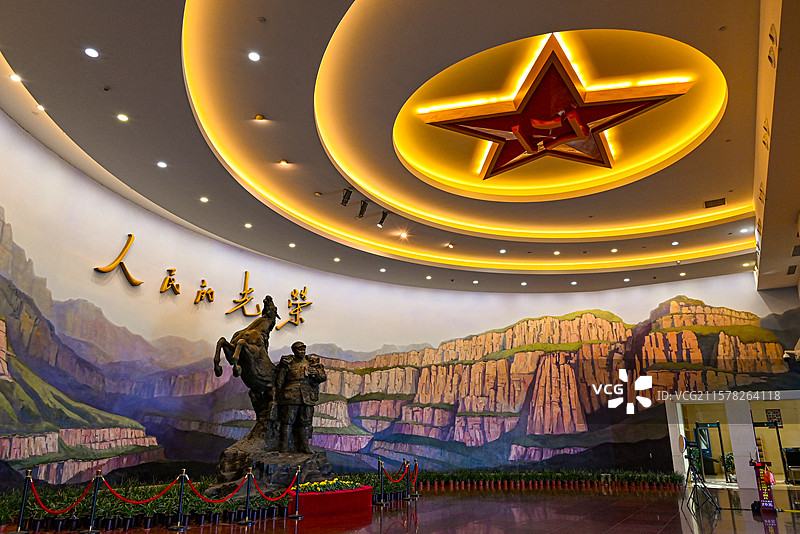 朱德故里的大堂图片素材