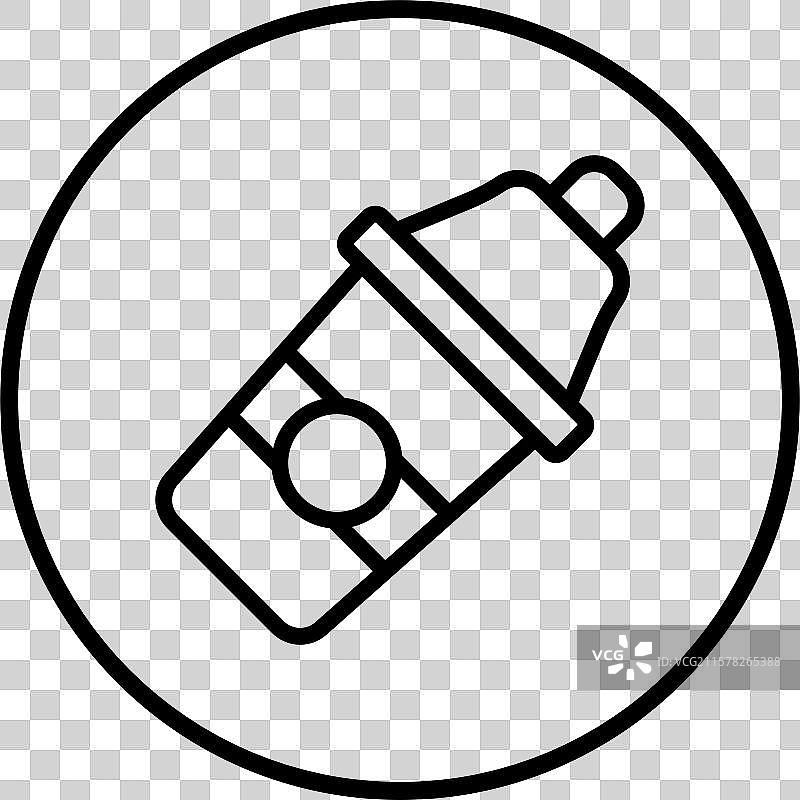 鸡尾酒摇壶图标设计图片素材