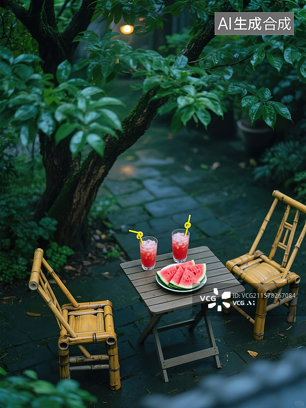 【AI数字艺术】夏日冷饮，各种外观与口味的清凉饮料图片素材