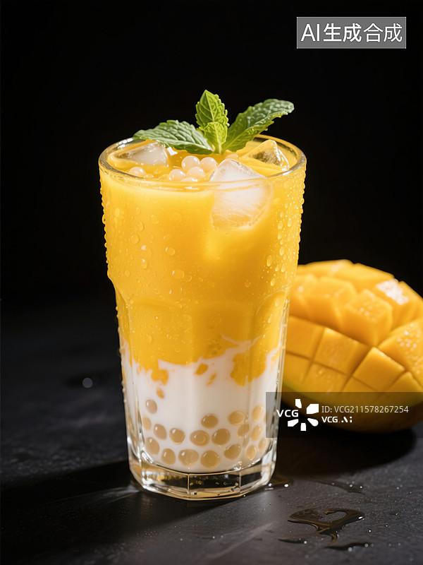 【AI数字艺术】夏日冷饮，各种外观与口味的清凉饮料图片素材