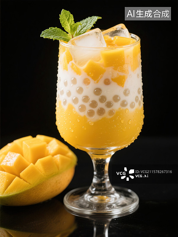 【AI数字艺术】夏日冷饮，各种外观与口味的清凉饮料图片素材