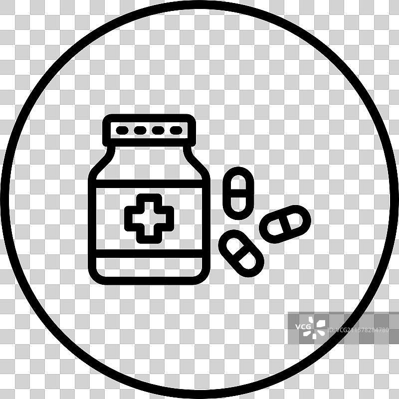 安眠药图标设计图片素材