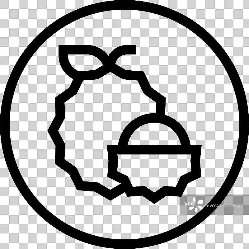 荔枝图标设计图片素材