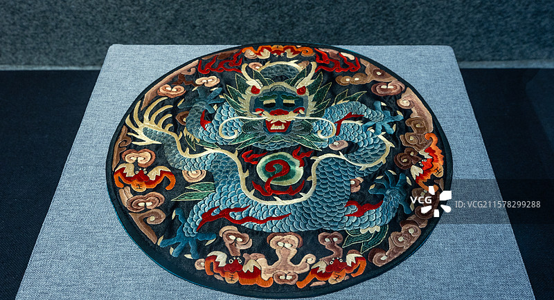 燕京八绝非遗工艺之京绣图片素材