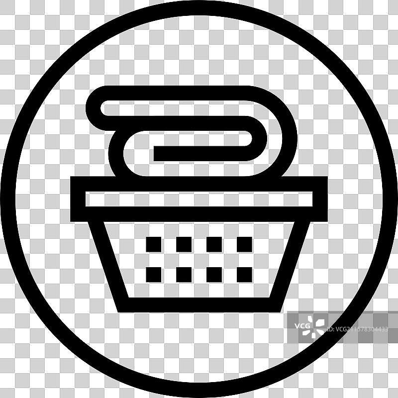 洗脸巾图标设计图片素材