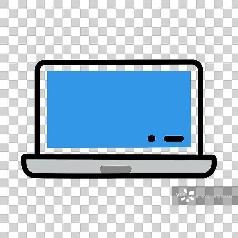 笔记本电脑图标标志图片素材