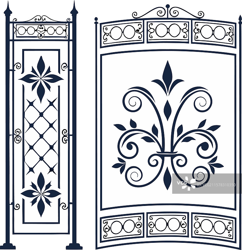 华丽的分隔线套装图像图片素材