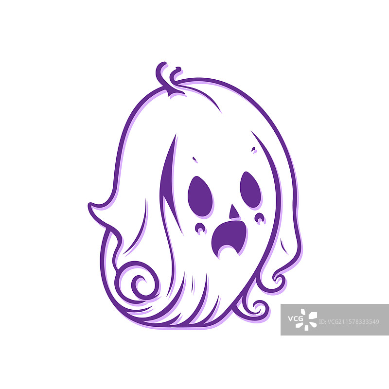 可爱又有点吓人的万圣节鬼魂图片素材