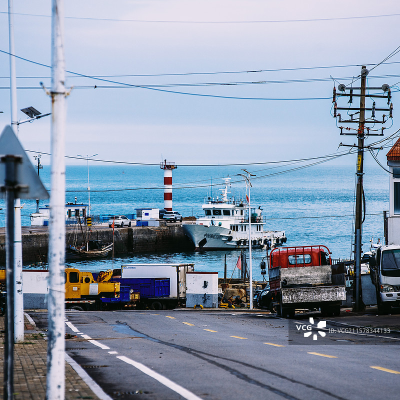 山东青岛琅琊台海岛风光图片素材