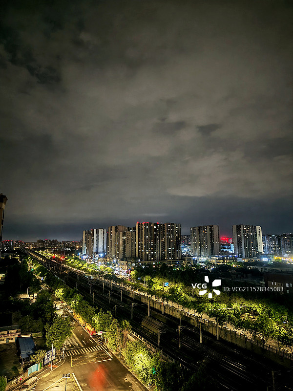 成都夜景图片素材