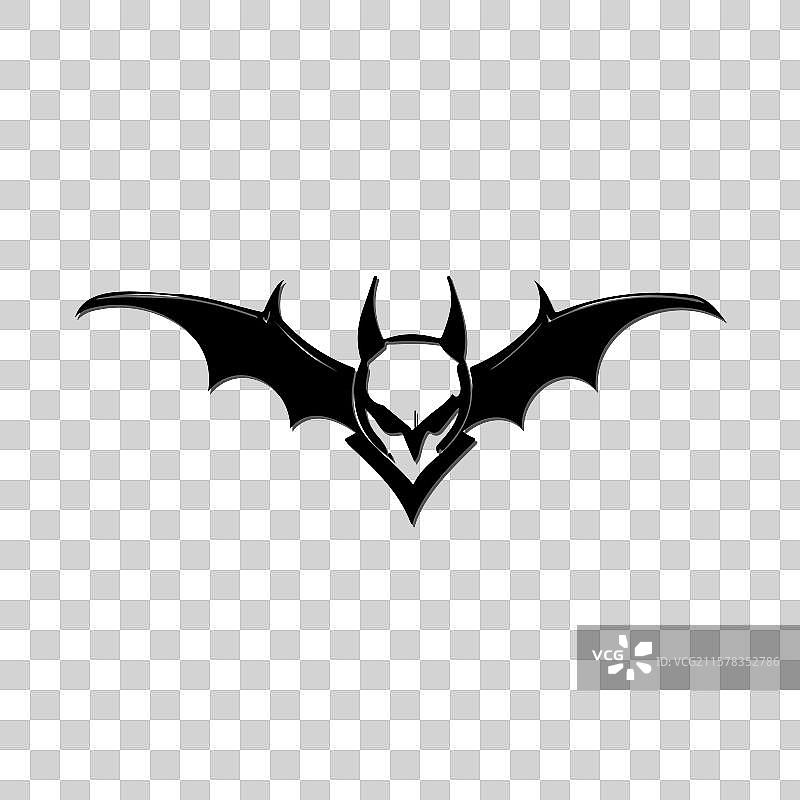 时尚的蝙蝠标志图形图片素材