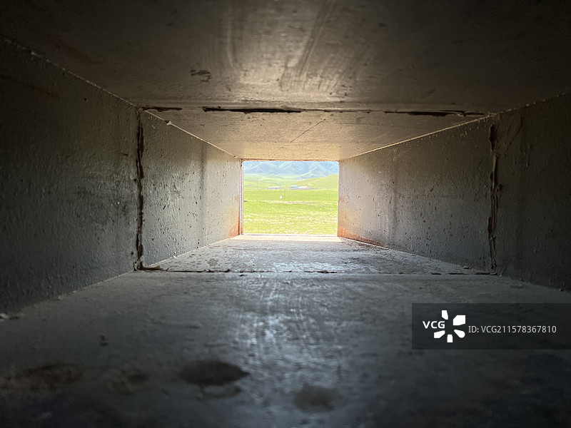 青海省海北州西海镇金银滩原子城景区六厂区图片素材