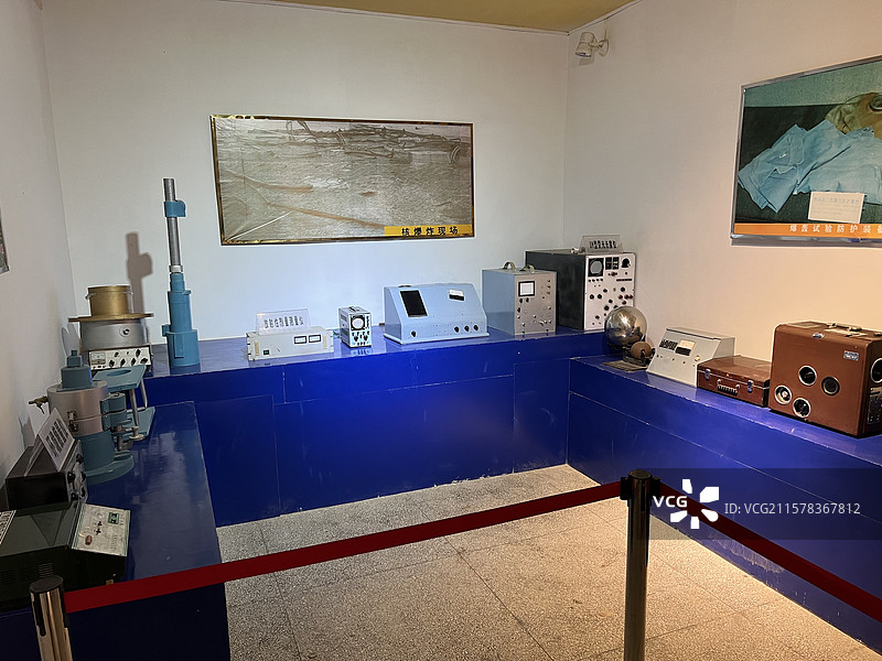 青海省海北州西海镇金银滩原子城景区六厂区图片素材